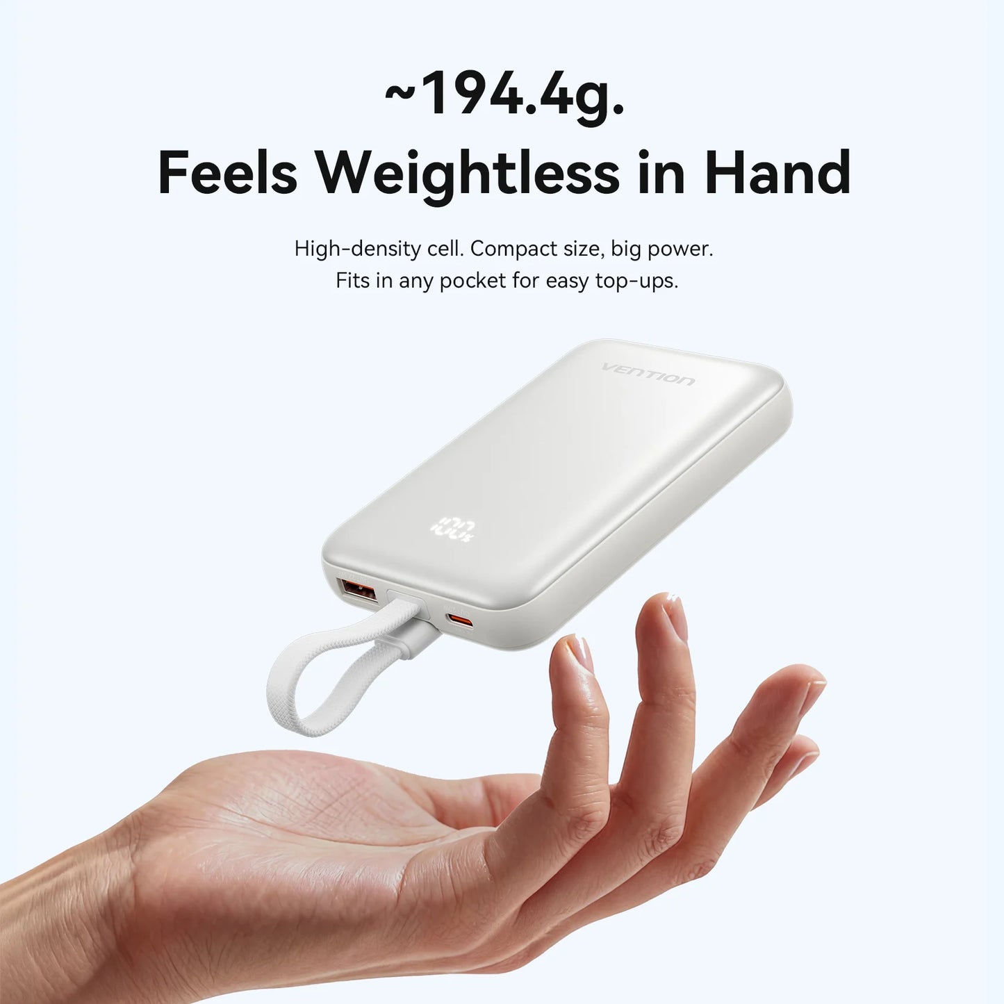 [Certification CCC] Batterie externe magnétique Vention 22,5W 10000mAh Portable 3C Powerbank Chargeur rapide sans fil 15W pour iPhone 17 16