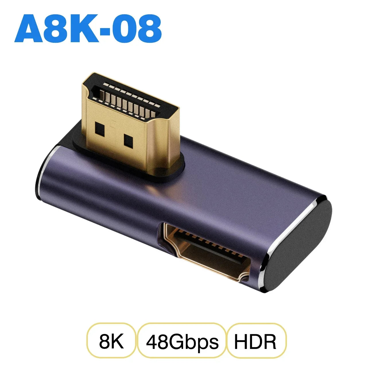 Mini/Micro HDMI to HDMI 2.1 48Gbps 8K60HZ 4K120HZ Converter for Projector HDTV PS4 PS5 Laptop