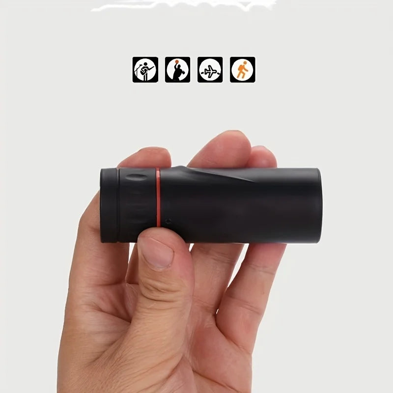 Télescope monoculaire HD 2025 2000X25, portable compact pour les voyages, la randonnée, la pêche, le camping, l'observation des étoiles, les concerts et l'observation des oiseaux