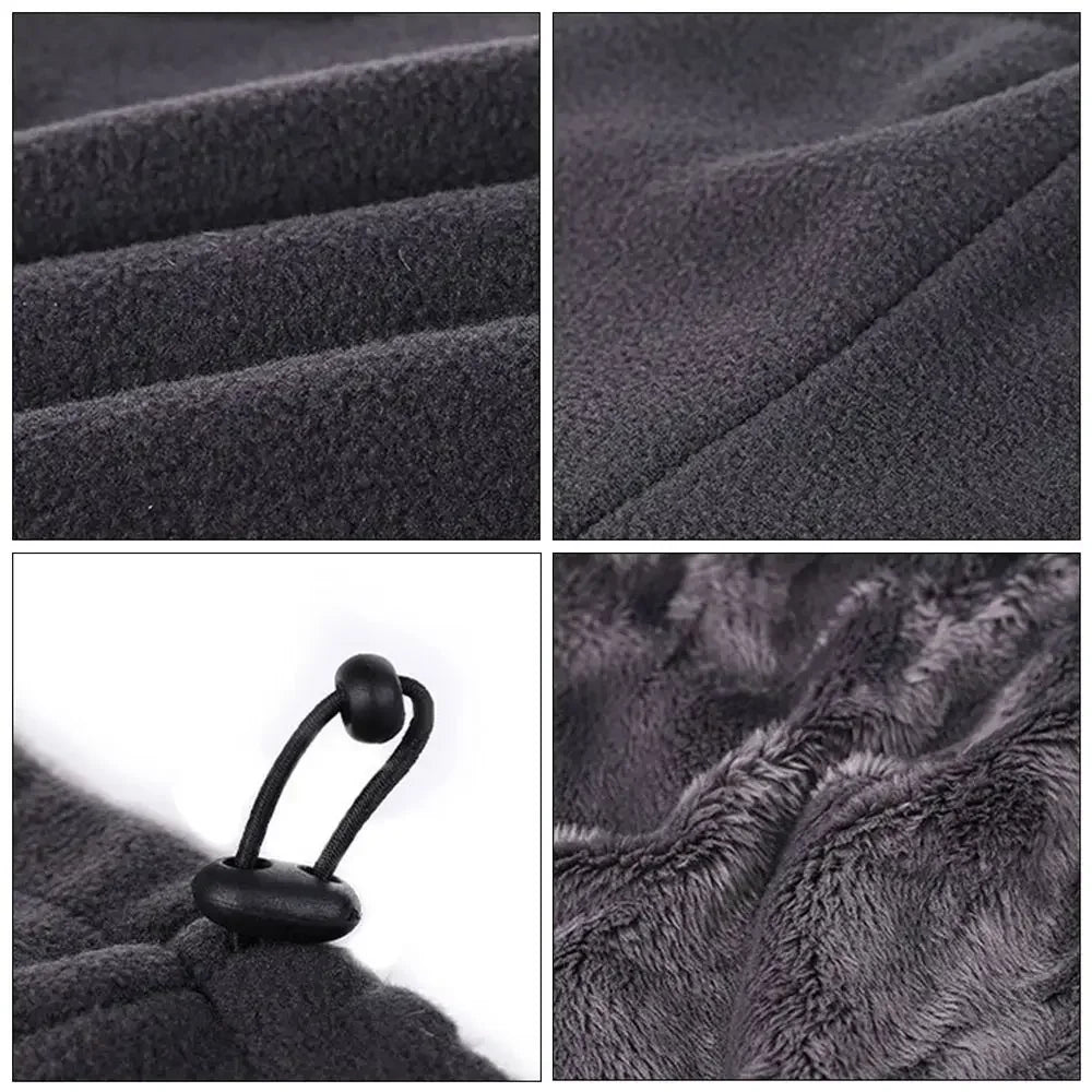 Masque chaud de moto d'hiver pour hommes et femmes, col polaire, écharpe coupe-vent plus chaude pour l'extérieur, Camping, randonnée, cagoule, masque facial de cyclisme