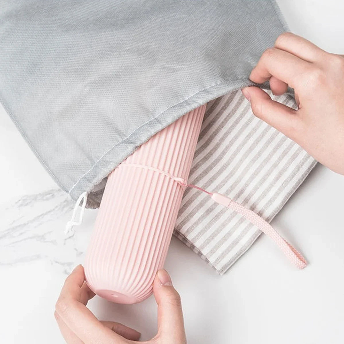 Etui Brosse à Dents & Dentifrice — Protection Voyage & Camping Portable