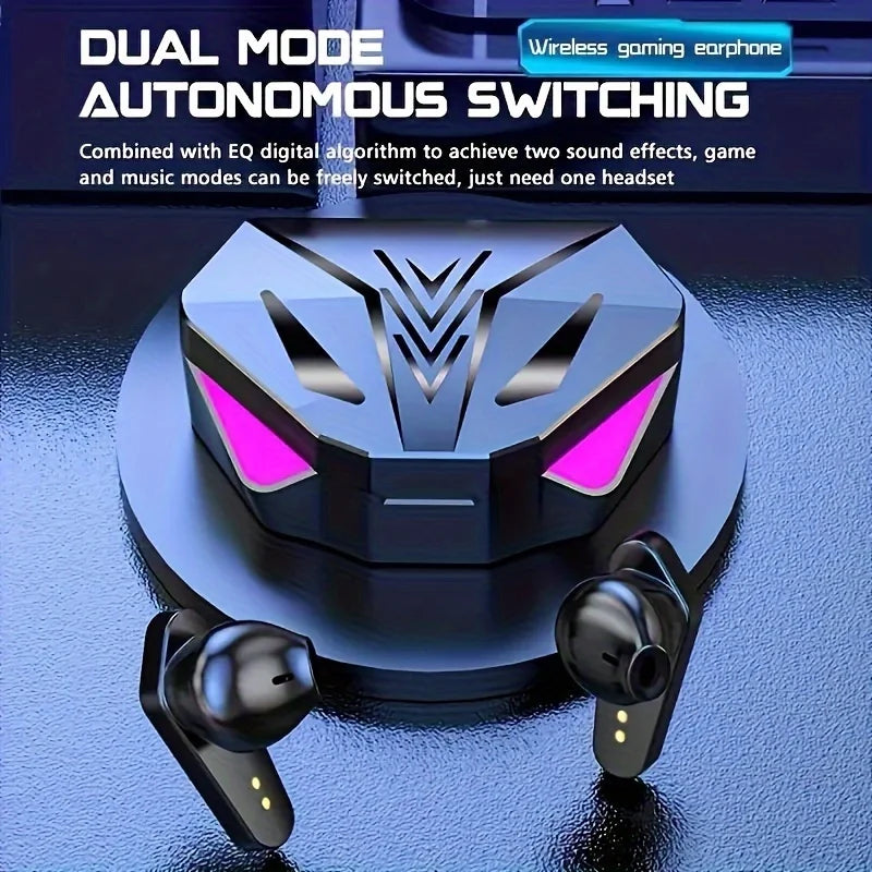 Auriculares inalámbricos Bluetooth GREATWALL con pantalla LED de batería y estuche de carga, calidad de sonido HIFI, auriculares deportivos para música y juegos