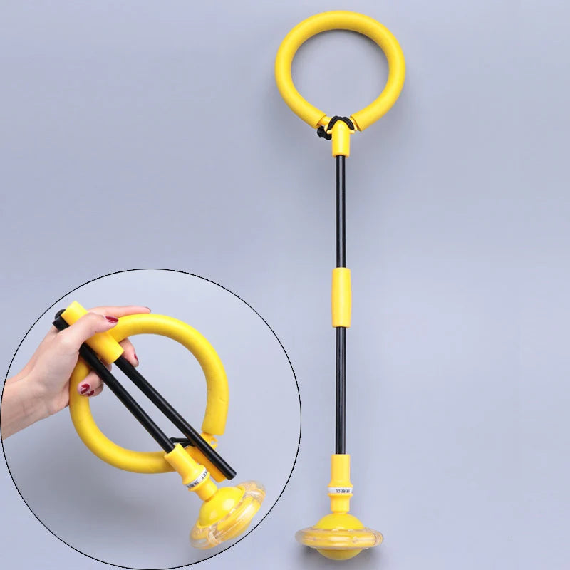 Balle Rebond Flash Auto-Lumineuse — Anneau Saut Rotatif Fitness Enfants Adultes