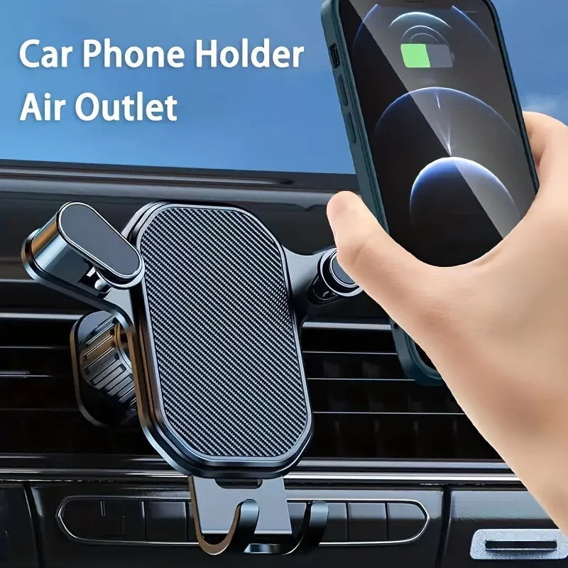 Car Mobile Phone Mount, Vent Reset, Mobile Cell Holder, Smartphone, GPS, 4.7-6.7 Inches