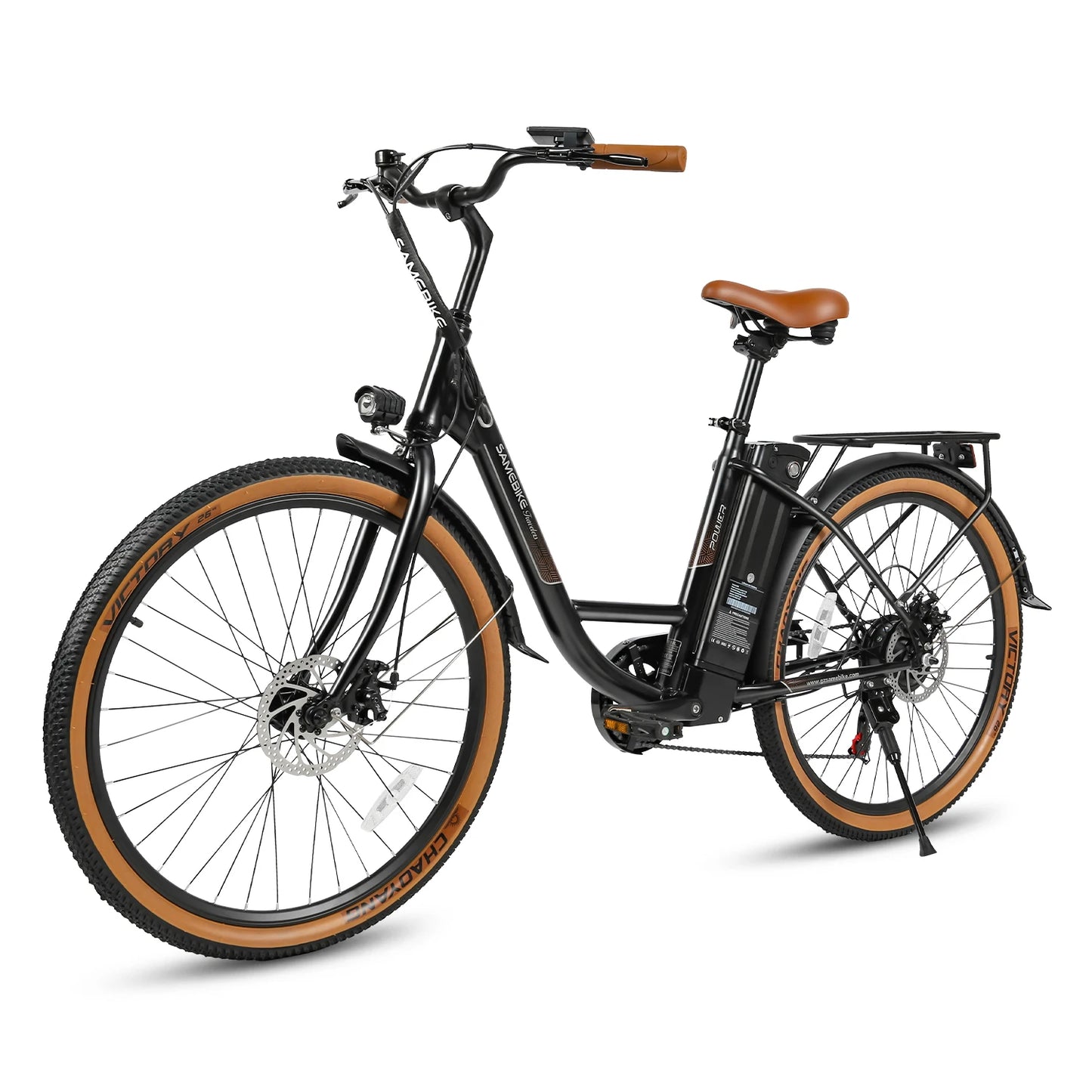 Samebike Lightweight Electric Bike 350w Motor 36V10.4AH Battery Electric Bicycle 30 km/h City Commute Adult Riding E-bike