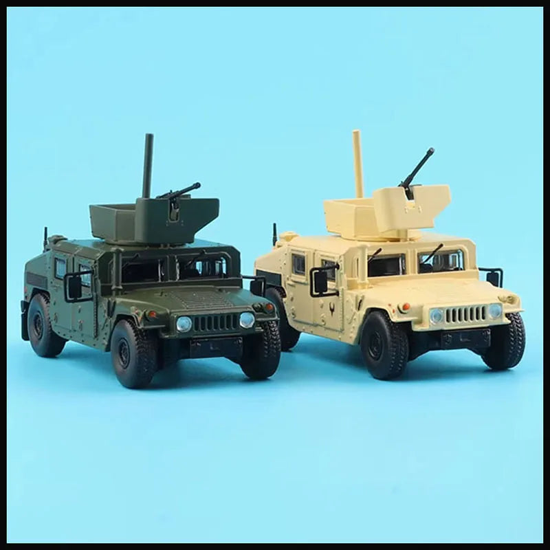 MASSDI 1/64 H1 M1151/Tanque tigre modelo militar de aleación para coche, colección clásica para adultos, exhibición, regalo, juguete para niño