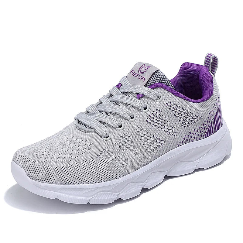 Baskets Femme Plateforme — Mode Sport Respirant Extérieur