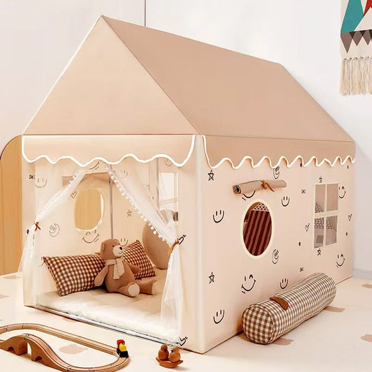Foldable Kids Play Tent, Indoor/Outdoor Princess Castle, Playhouse for Kids Bedroom, Girls Gift, Toys, Children's Play Tents
