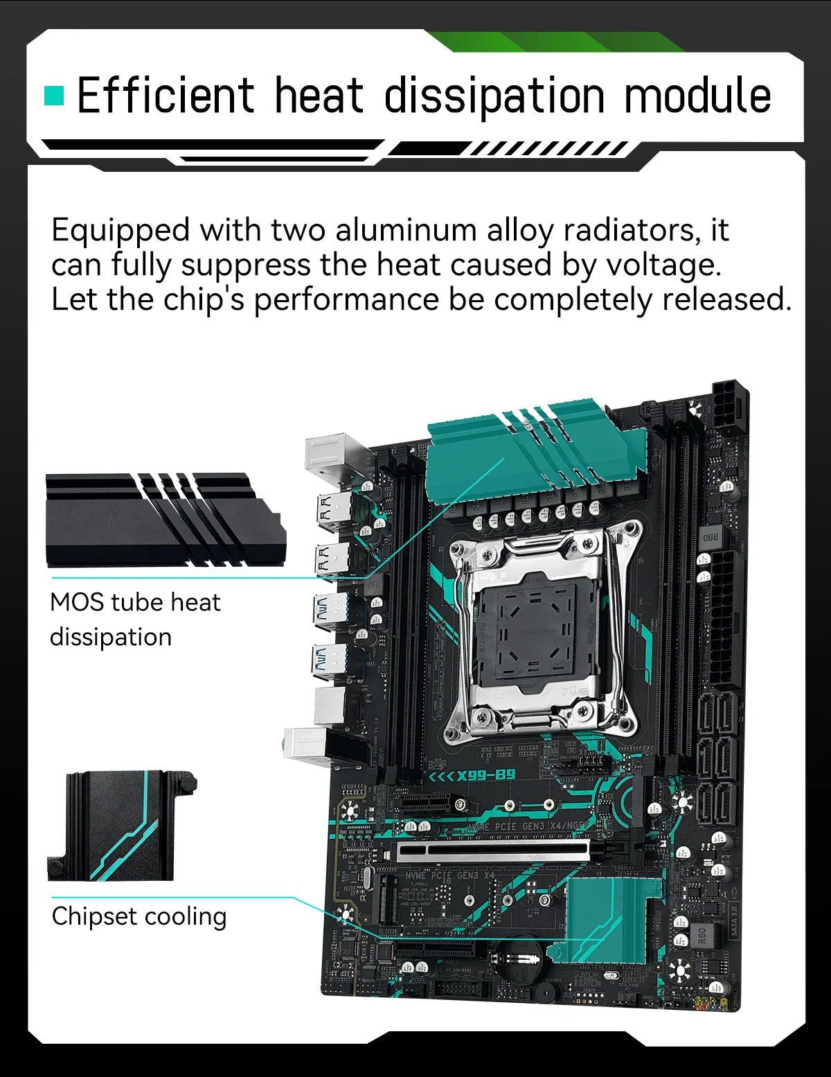 Carte mère MACHINIST X99 B9 LGA2011-3, kit Xeon E5 2650 V4, processeur compatible DDR4 RAM M.2 NVME SATA M-ATX pour ordinateur de jeu