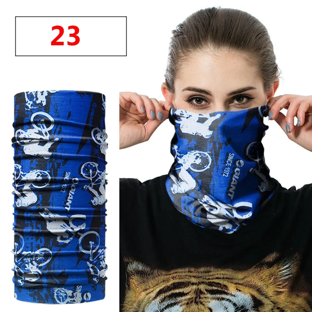 Écharpe de sport anti-poussière pour hommes et femmes, col pare-soleil, bandana pour la tête, le visage, le cou, la pêche en plein air