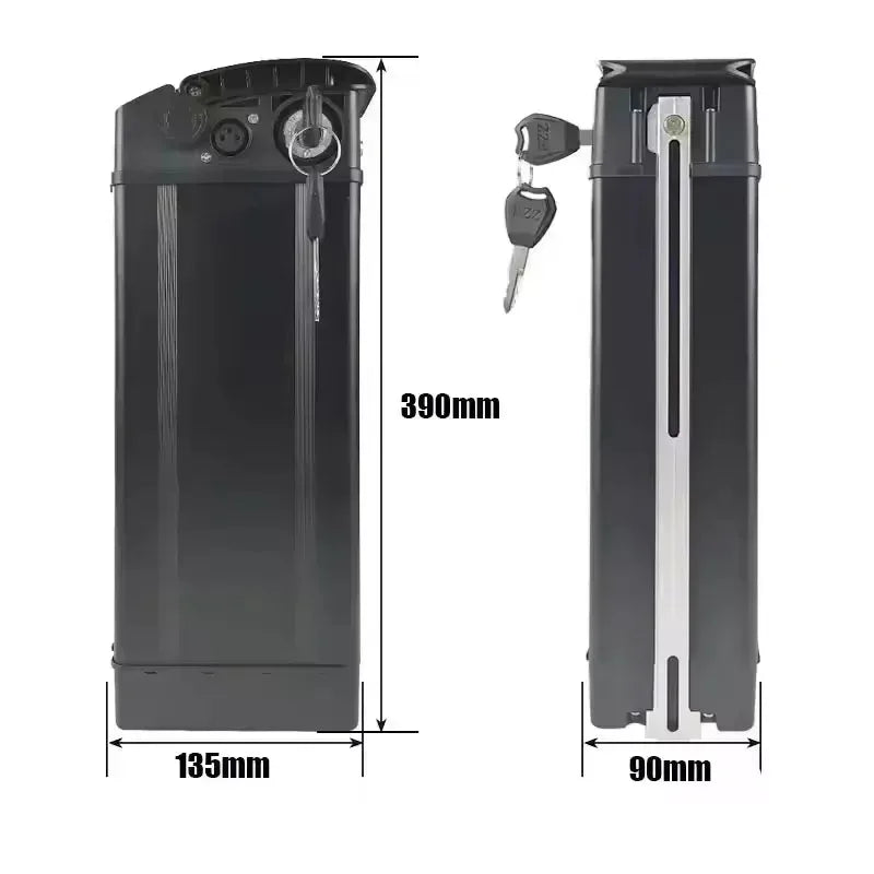 Silverfish Battery For Electric Bike, 48V 36V 20Ah, 30Ah, 17Ah, High Capacity Batteries, 18650 Cells Power 200-2000W