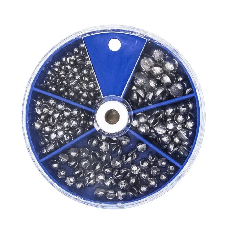Plombs de Pêche Amovibles Fendu — Lot de 205 Pièces, Poids Oeuf
