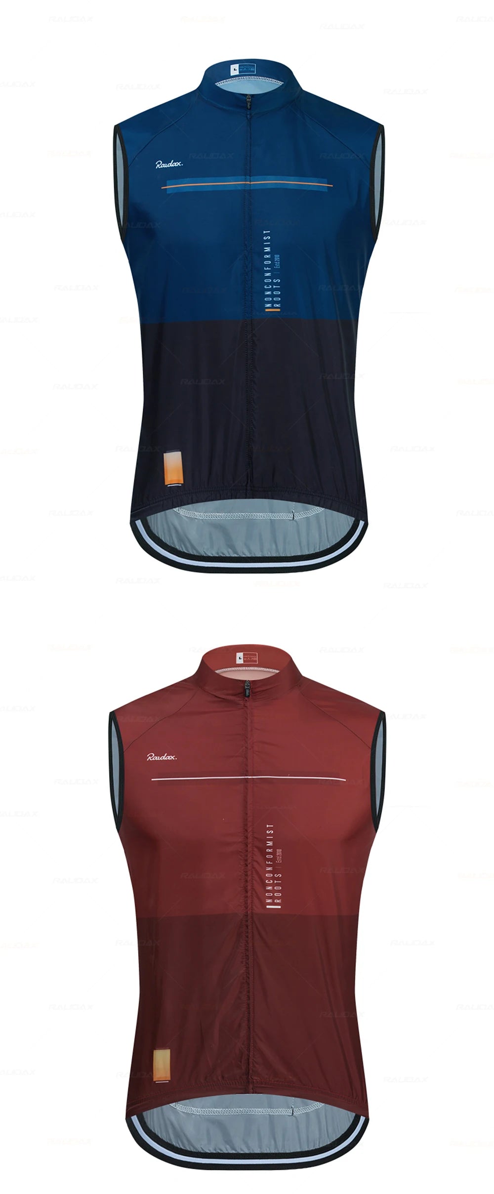 Gilet de cyclisme sans manches en maille — maillot de corps, coupe-vent, vêtements de moto