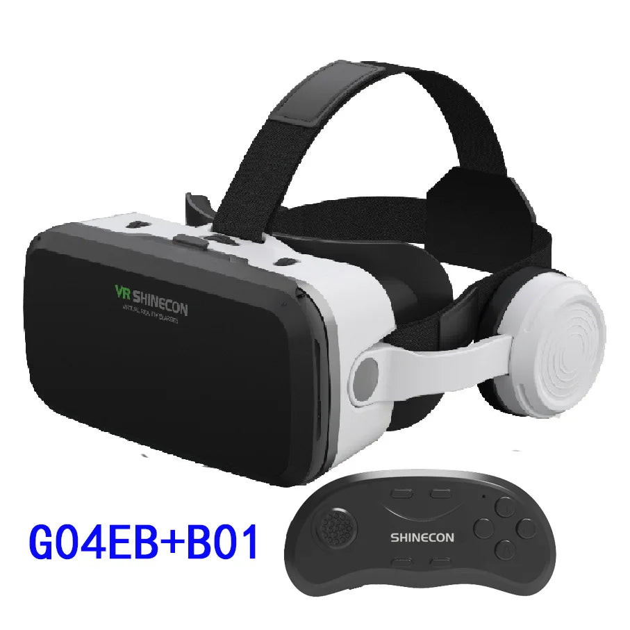 Casque VR 3D réalité virtuelle pour smartphone — lentilles, jeu vidéo (v13)