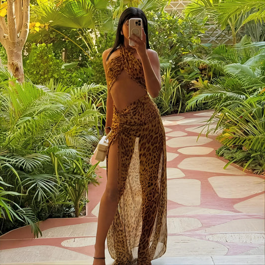 Pareo de playa amarillo para mujer, estilo pareo, lavalava, superpuesto, con paneles, protección refrescante y accesorios cruzados
