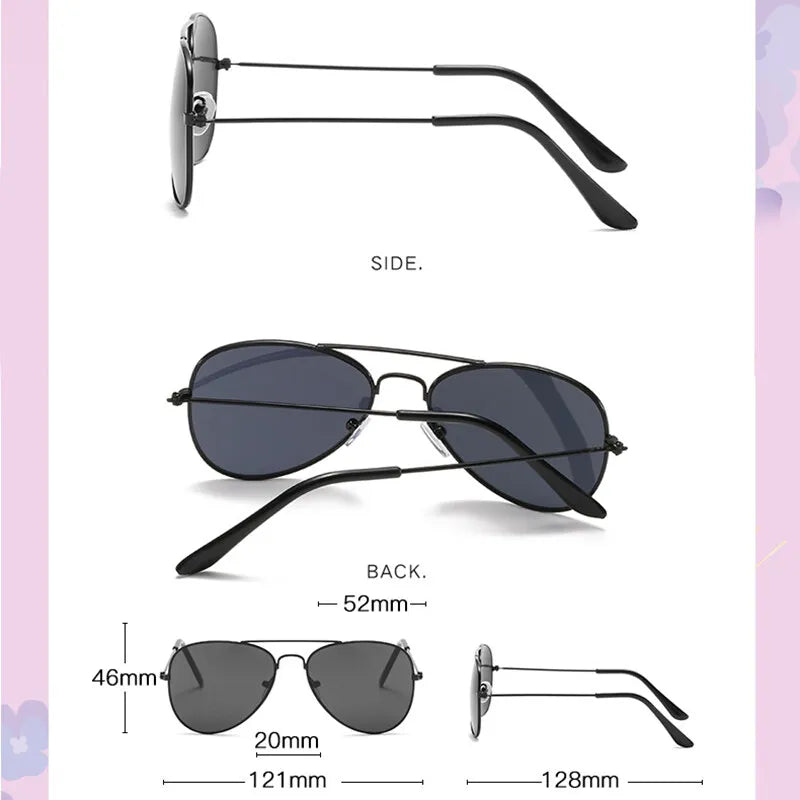 Lunettes de Soleil Enfants — Miroir Crapaud, Mignon, Bébé, Mode