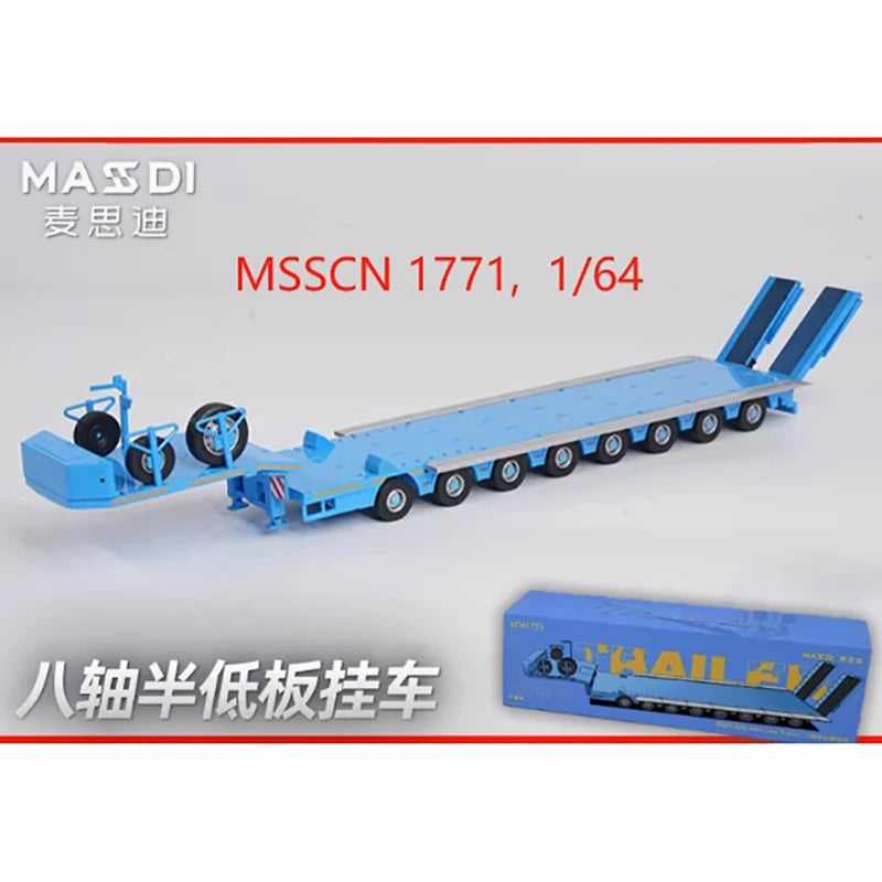 Modèle militaire 1/64 en alliage — camion de remorquage, véhicule tout-terrain, collection, cadeau de vacances
