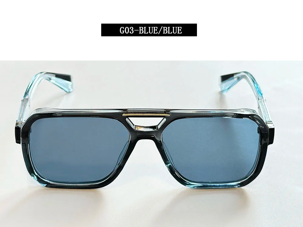 Lunettes de soleil carrées pour femmes à la mode — vintage, hommes, 2026