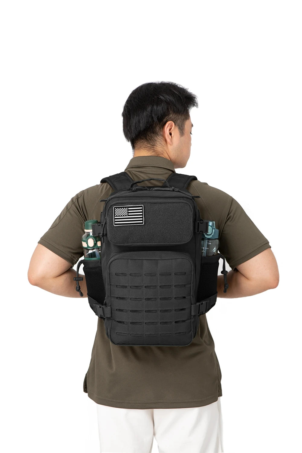 25L sac à dos tactique sac extérieur pour Fitness MOLLE sac à dos GYM pour femmes/hommes EDC randonnée survie sac à dos sorcière porte-bouteille