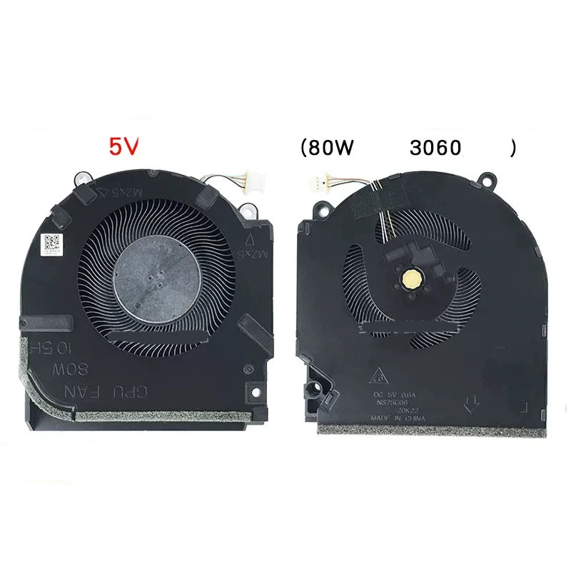 Nouveau véritable ventilateur de refroidissement CPU GPU pour ordinateur portable pour HP Victus 7/8 16-D 16-E TPN-Q263 Q264 M75721 M75723 M7572 80W 60W