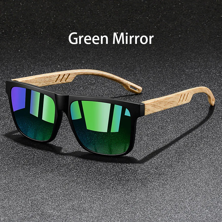 Mode Vintage carré cadre carré lunettes de soleil hommes femmes pêche conduite homme marque de luxe concepteur lunettes de soleil UV400 lunettes
