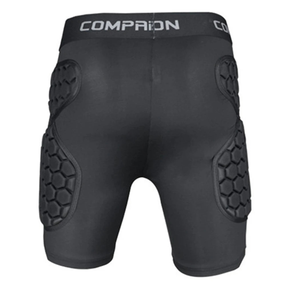 Short Gardien de But Rembourré EVA — Protection Hanche Football & Rugby