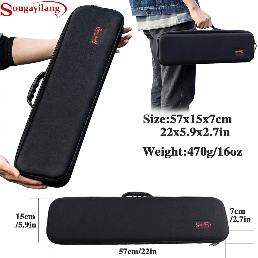 Sougayilang – canne à pêche télescopique de 1.8 à 3.6m, accessoire Portable de voyage avec moulinet à 11 roulements