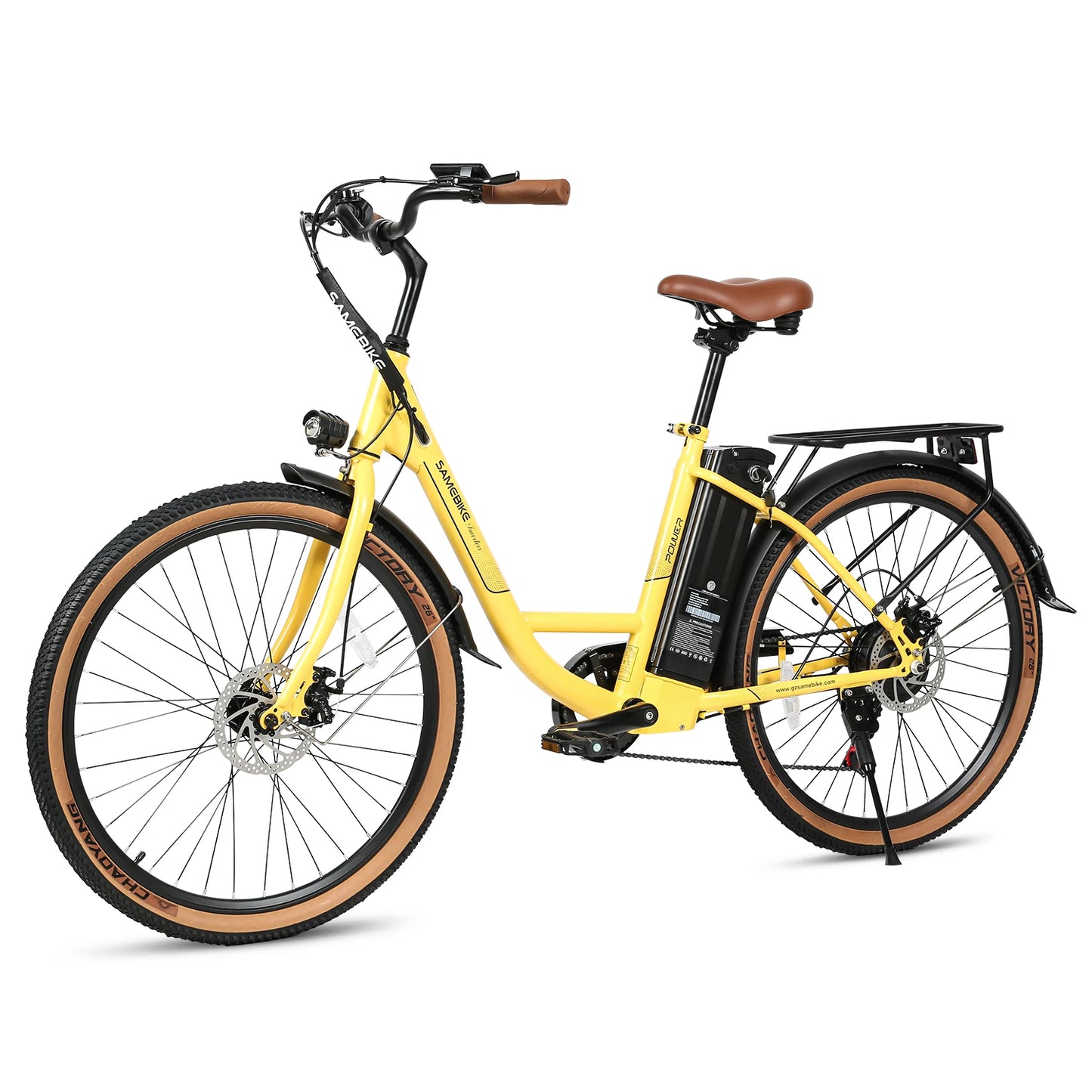 Samebike Lightweight Electric Bike 350w Motor 36V10.4AH Battery Electric Bicycle 30 km/h City Commute Adult Riding E-bike