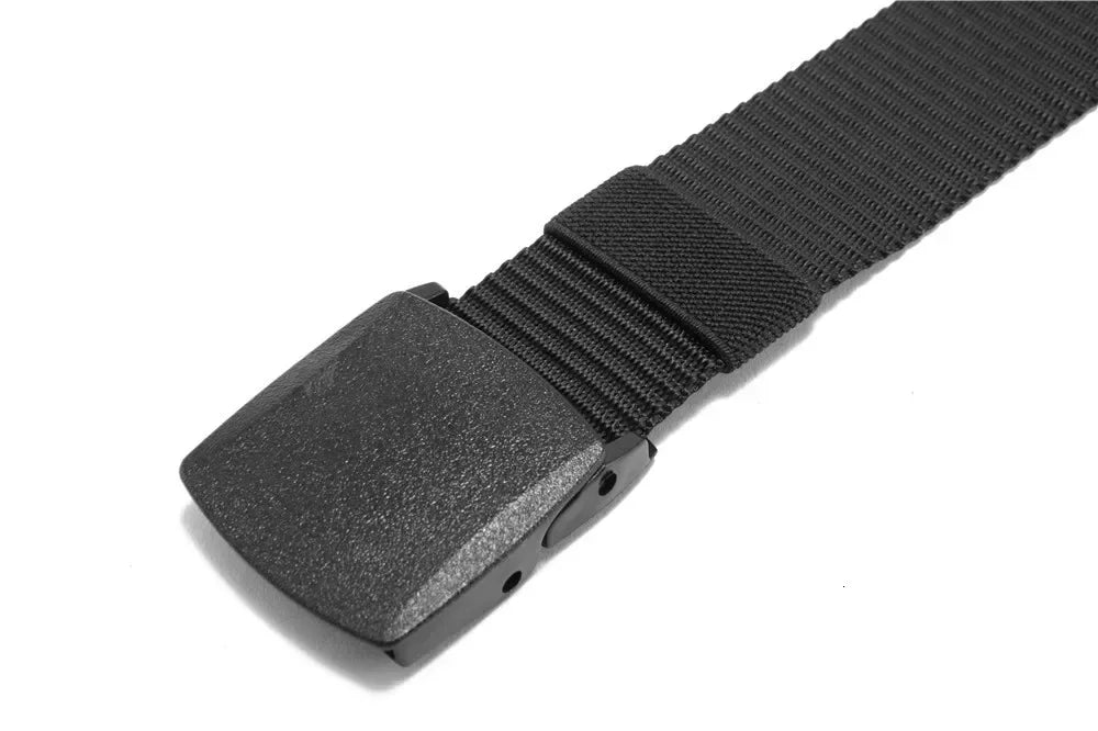Ceinture en Nylon à boucle automatique pour hommes, 2 pièces, pour la chasse en plein air, tactique multifonctionnelle en toile, de haute qualité