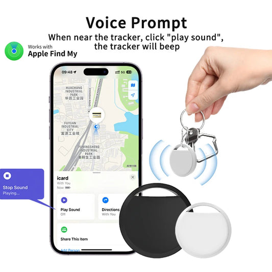 Mini traceur GPS intelligent Bluetooth — dispositif rappel anti-perte, localisateur, clé voiture, animaux, enfants