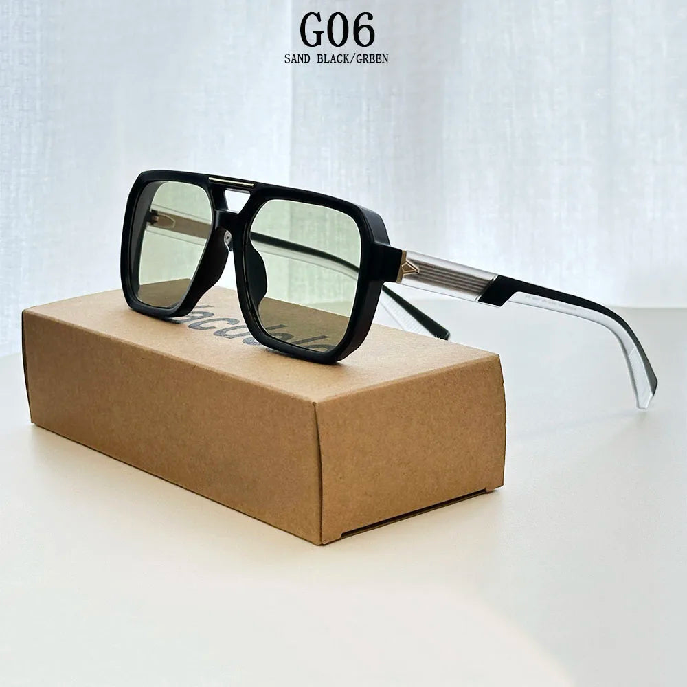 Lunettes de soleil de vacances pour hommes vintage — femmes, extérieur, tendance, crème solaire, livraison directe