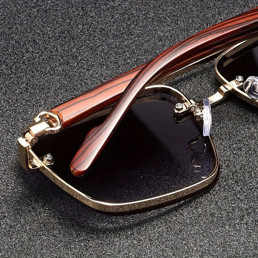 Lunettes de soleil carrées pour hommes — vintage, femmes, mode, rétro, 2025