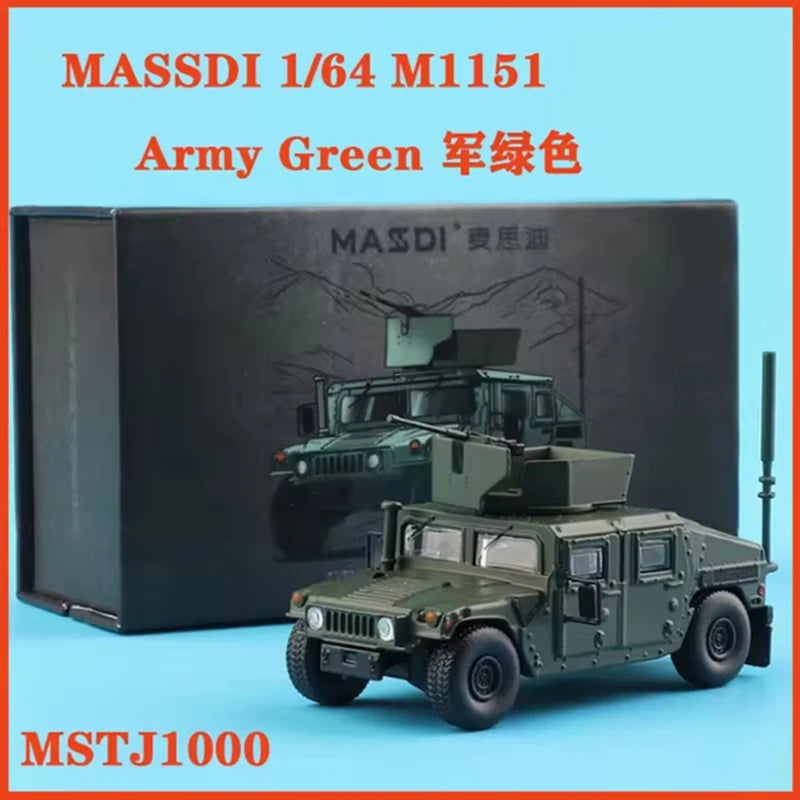Modèle militaire 1/64 en alliage — camion de remorquage, véhicule tout-terrain, collection, cadeau de vacances