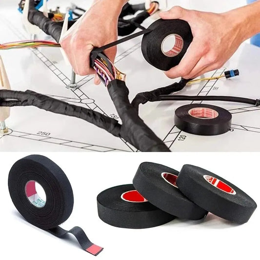Heat-resistant harness tape, adhesive Coroplast grill tape, car cable, SFP loom protection, 15 meters