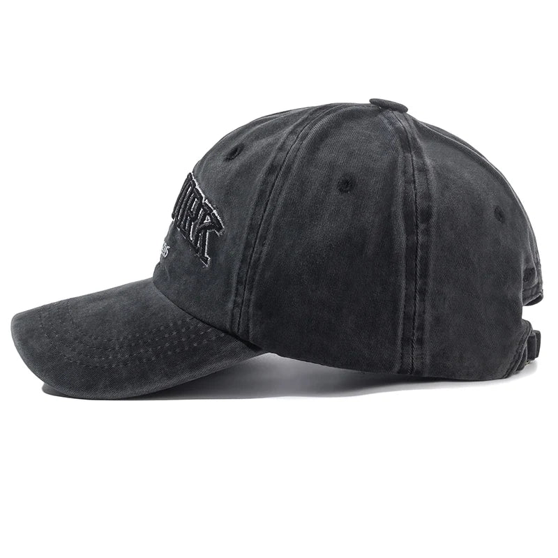 New York Distressed Cotton Cap for Men and Women, Snapback Caps, Baseball Caps, Sun Protection, CasAdvantages, Dad Hat, Outdoor Cap, 2024