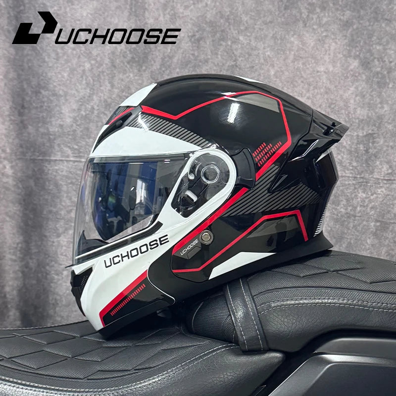 Casque de moto DOT de haute qualité quatre saisons course de Motocross modulaire rabattable hommes femmes casque tout-terrain casque gratuit