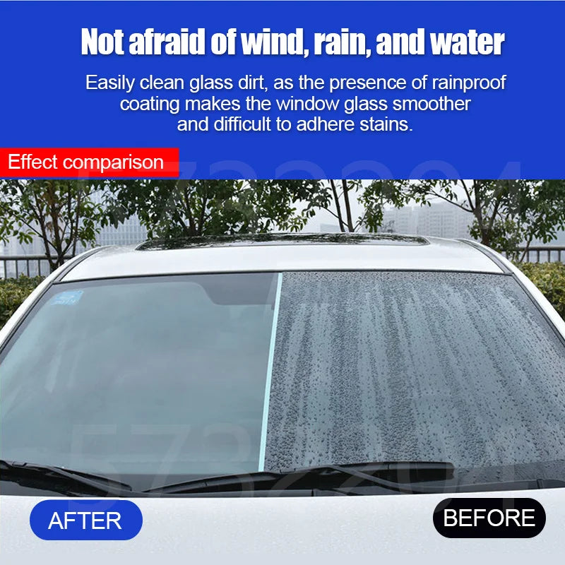 Agent hydrofuge anti-pluie pour vitres de voiture, revêtement nano, agent hydrophobe, agent de suppression du film d'huile, film pour vitres de voiture