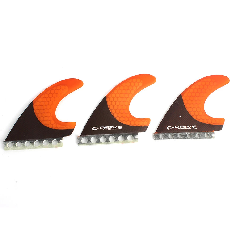 Aletas de propulsor de surf de carbono tipo nido de abeja y aletas de tabla de surf de fibra de vidrio en Surf AM2 DHD Techflex SuperE Rasta FINS Jordy
