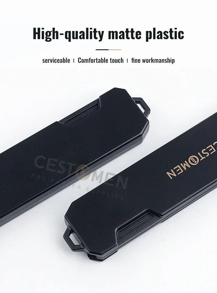 Nouveau 1/2/3 en 1 peignes pliants de poche en plastique à dents larges tête d'huile peigne barbe peignage barbier tondeuse peigne Salon outils de coiffure