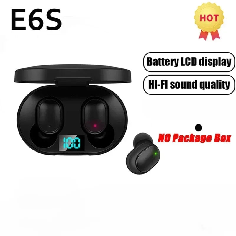 Écouteurs Bluetooth sans fil TWS — antibruit, contrôle tactile, stéréo, étanche, avec microphone