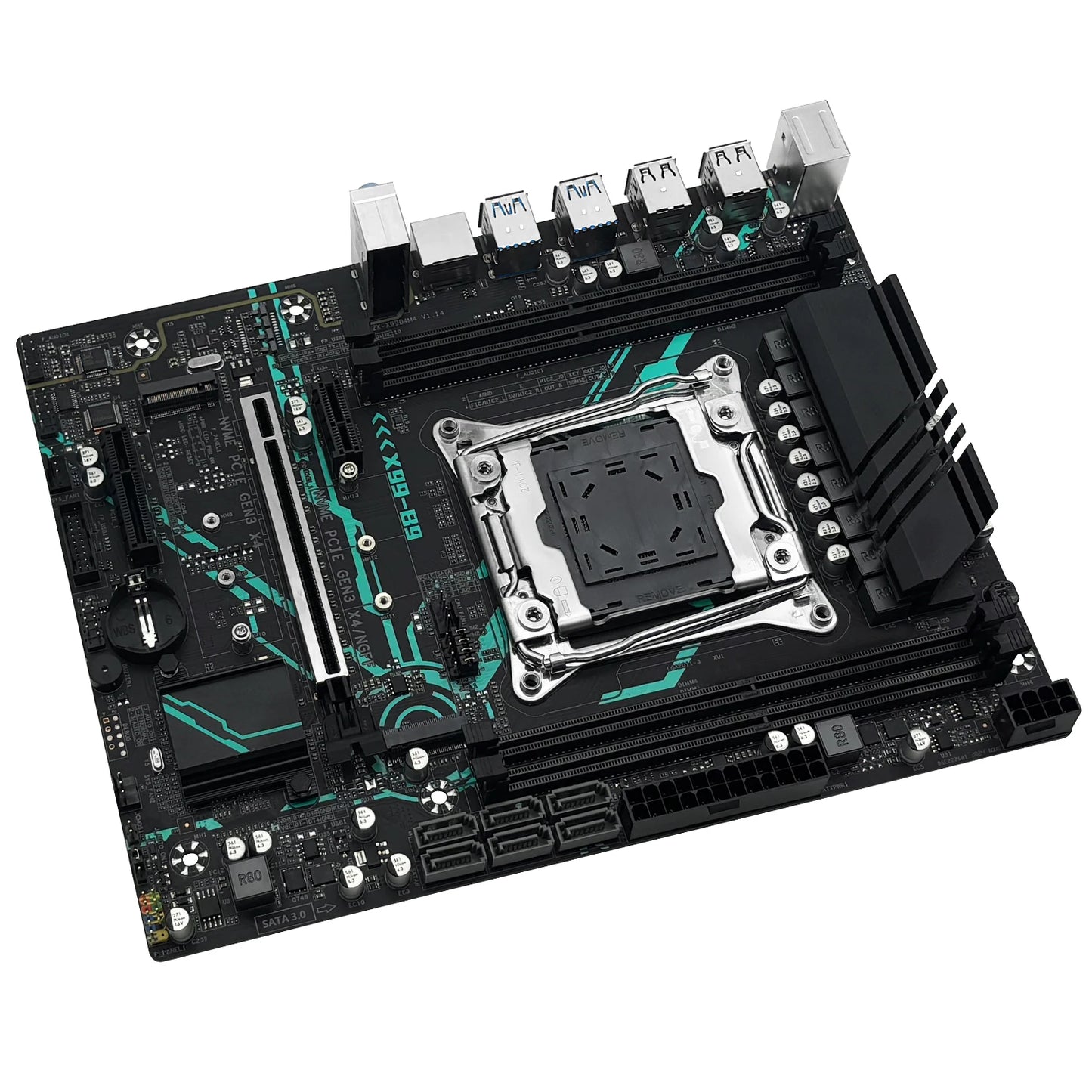 Carte mère MACHINIST X99 B9 LGA2011-3, kit Xeon E5 2650 V4, processeur compatible DDR4 RAM M.2 NVME SATA M-ATX pour ordinateur de jeu