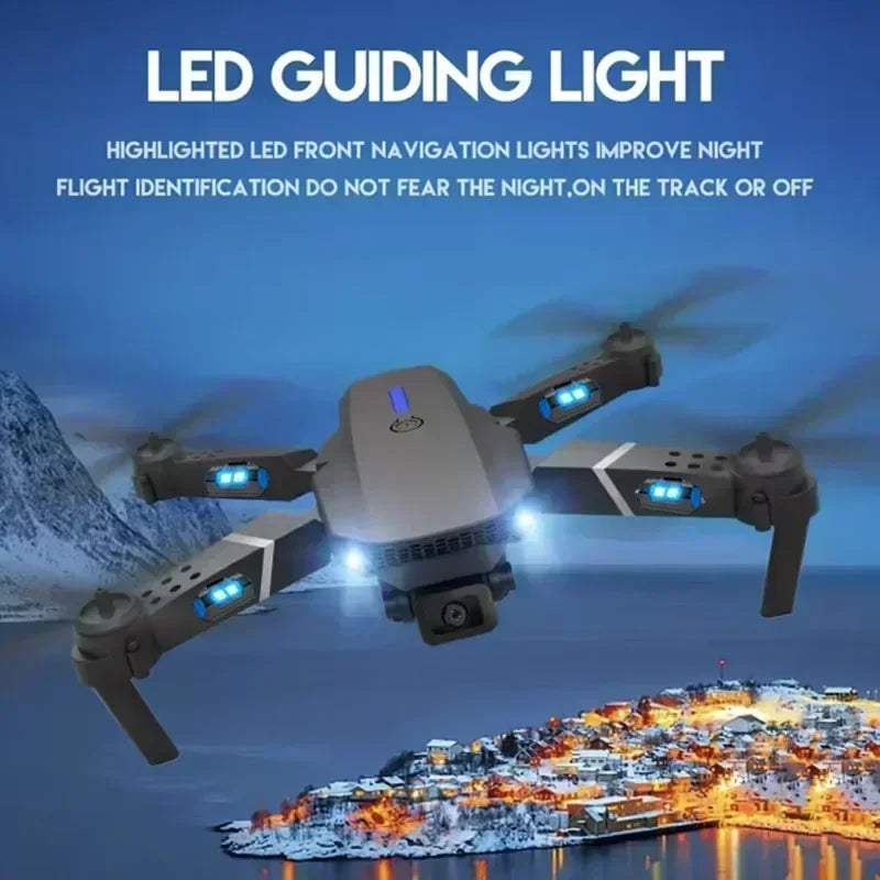 Drone WiFi FPV grand angle HD 4K/1080P — caméra, maintien hauteur, pliable, quadrirotor, jouet, cadeau noël garçon