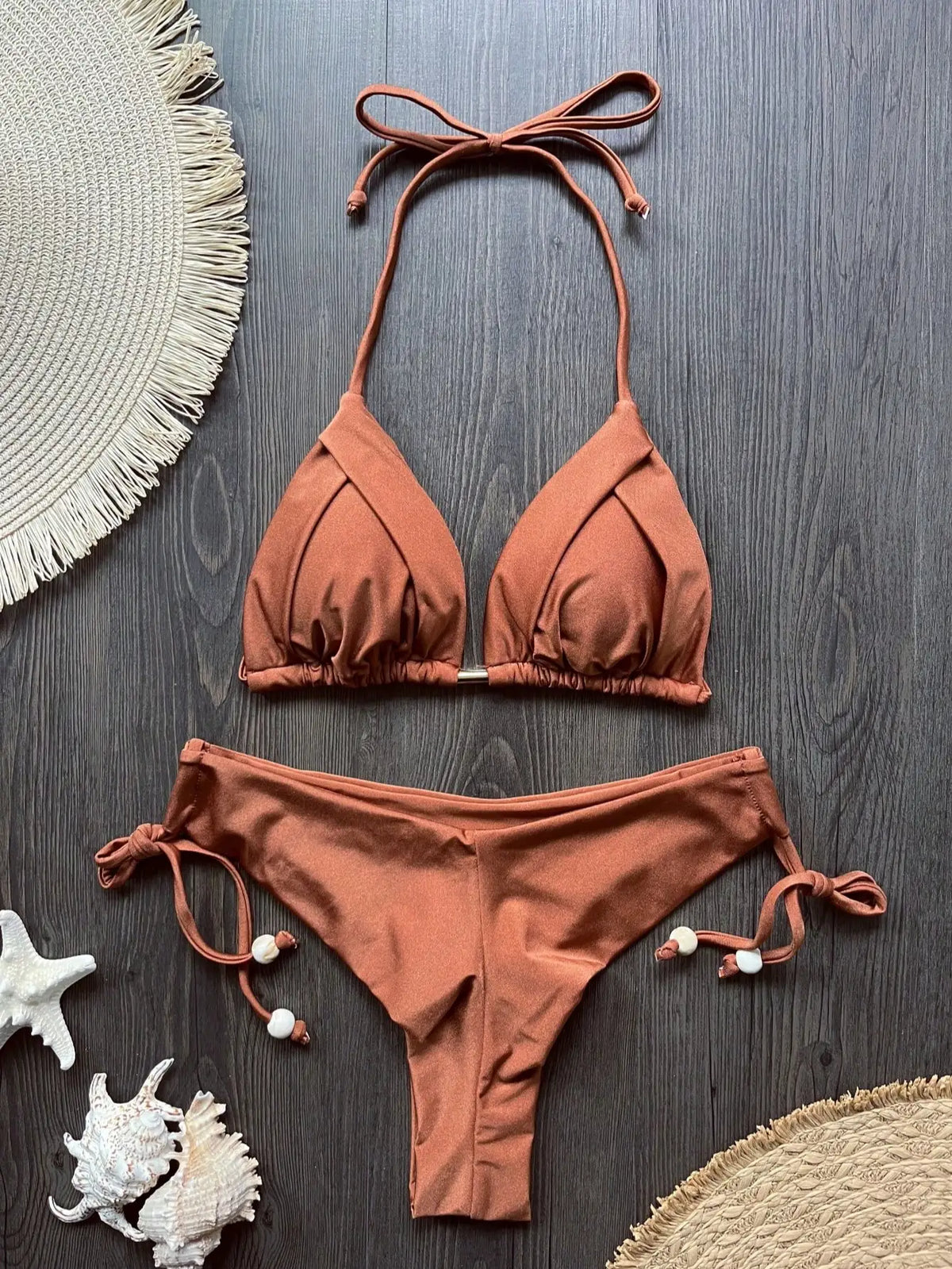 RUOTONGSEPT 2025 nouveau Sexy 13 couleurs Triangle maillot de bain pour femmes brésilien Bikinis maillots de bain Push Up maillot de bain plage Bikini ensemble