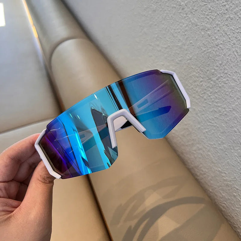 1/2 Pieces Cycling Sunglasses Women UV400 Anti-sand Eye Protector Sunglasses Outdoor Sports Anti-Radiation Protection Glasses Lens