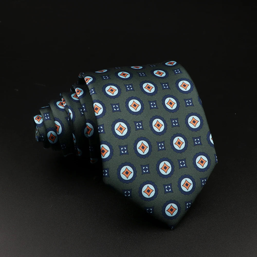 51 Estilos hombres corbatas de seda Jacquard a rayas a cuadros corbata floral accesorios uso diario camisa traje corbata regalo de fiesta de boda