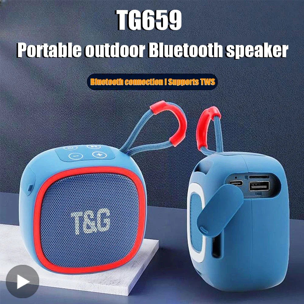 Caixa De Som Altavoz Bluetooth Bocina portátil Radio inalámbrica FM Música Mini Pequeña Columna Bocina Columna PC Bluetooth Acústica