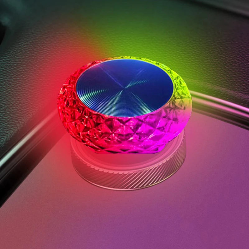 Mini luz ambiental LED USB portátil para coche, luces ambientales decorativas para interior de automóvil, luz ambiental, luz de ordenador, Plug Play