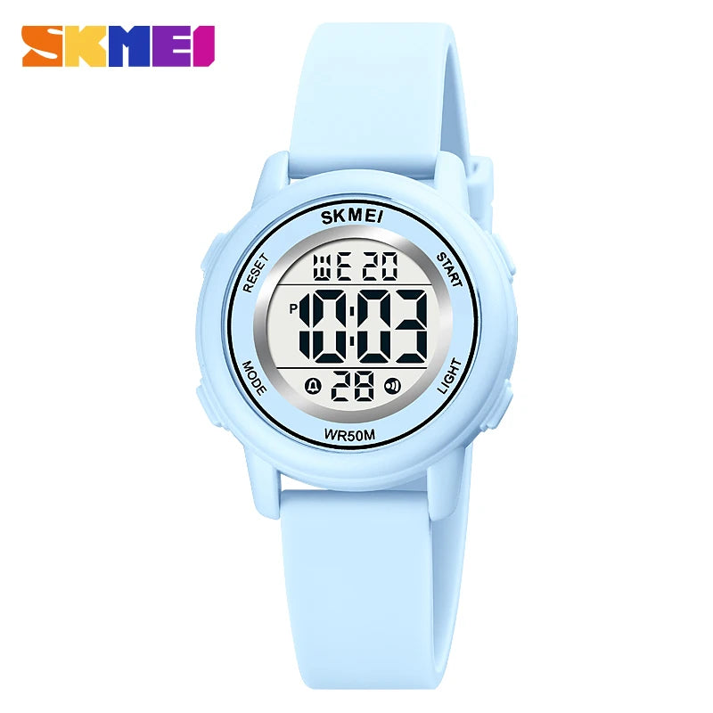 Montre enfant étanche sport colorée — numérique, antichoc, garçons et filles