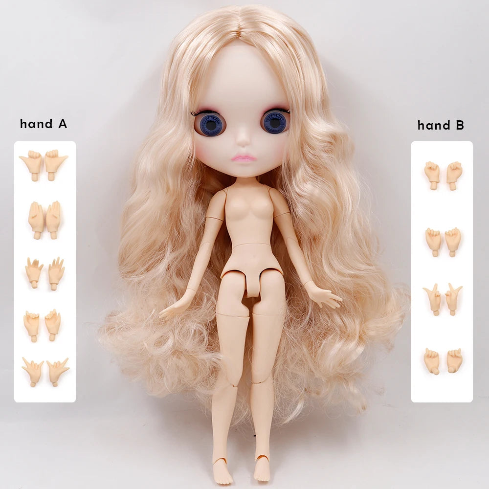 Poupée 1/6 corps articulé BJD bricolage — mode, fille, cadeau, ensemble à main A & B