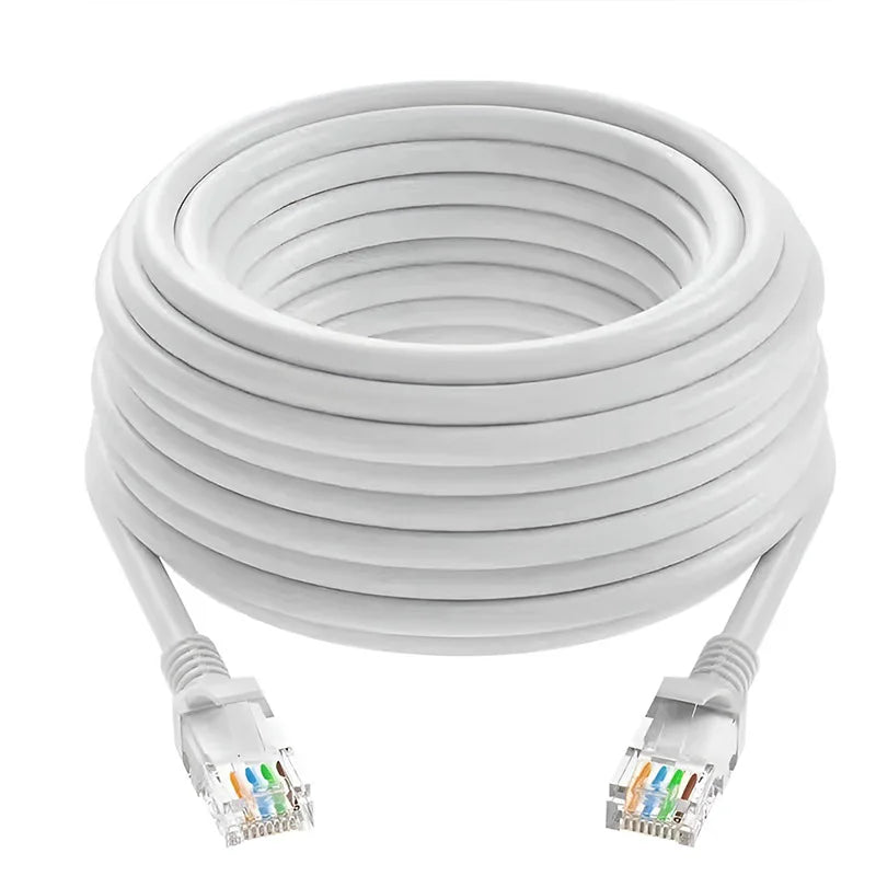 Cat6 RJ45 UTP Ethernet Cable 1000Mbps, 0.5/1/2/3/5/10/15/20/30/50M, LAN Network Cord, Internet Cord, Router, Computer Cable